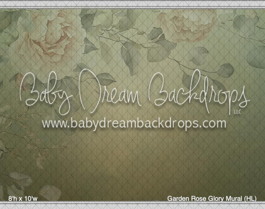Garden Rose Glory Mural (HL)