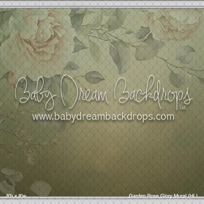 Garden Rose Glory Mural (HL)