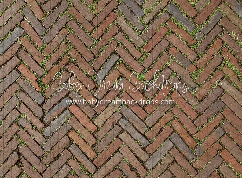 Garden Herringbone Brick (CC)