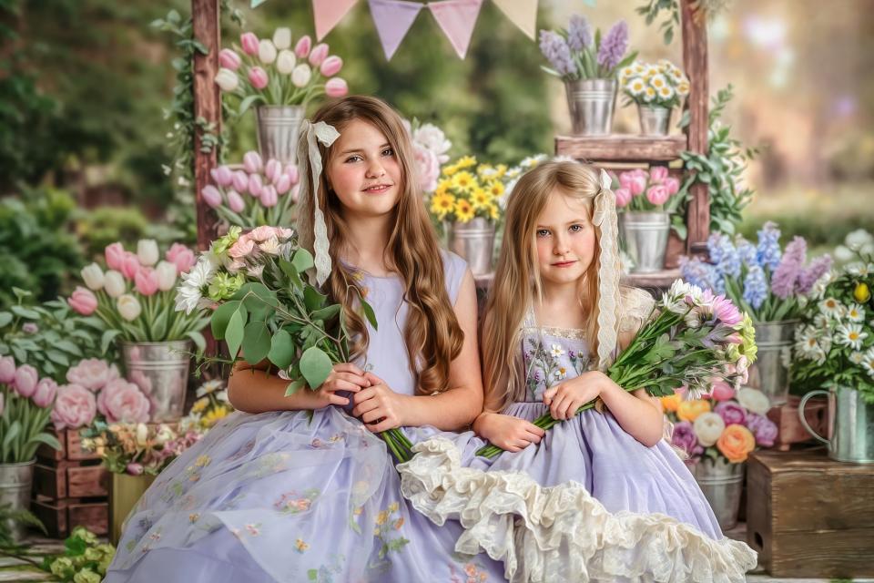 Garden Park Flower Cart (No Balloons) (WM)