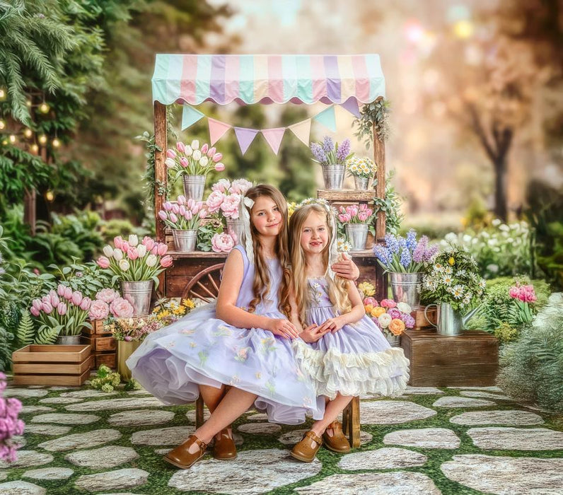 Garden Park Flower Cart (No Balloons) (WM)