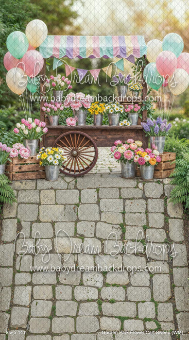 Garden Park Flower Cart Sweep (WM)