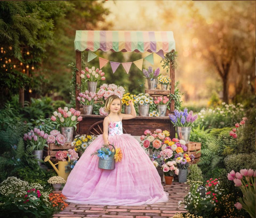 Garden Park Flower Cart (No Balloons) (WM)