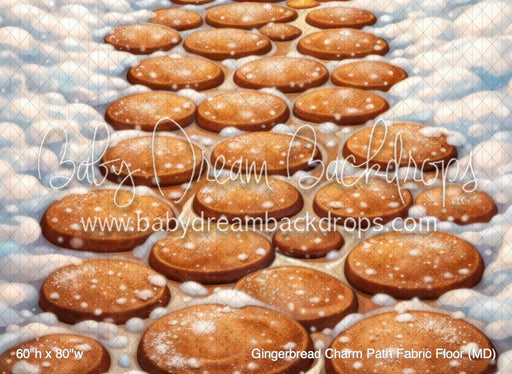 Gingerbread Charm Path Fabric Floor (MD)