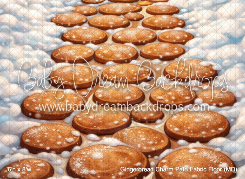 Gingerbread Charm Path Fabric Floor (MD)