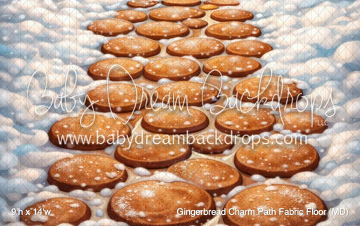 Gingerbread Charm Path Fabric Floor (MD)