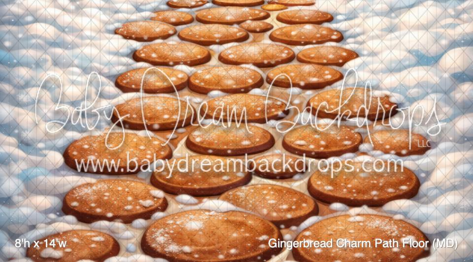Gingerbread Charm Path Fabric Floor (MD)