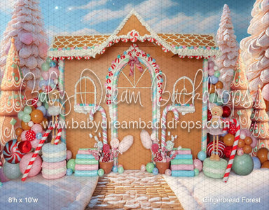 Gingerbread Forest (BM) — Baby Dream Backdrops