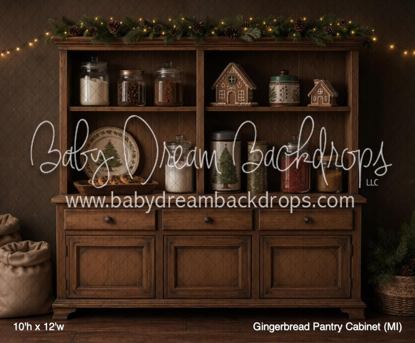 Gingerbread Pantry Cabinet (MI)