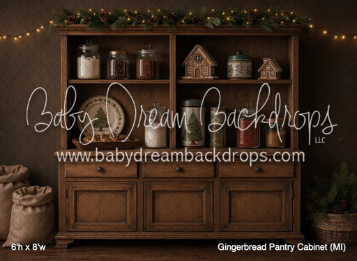 Gingerbread Pantry Cabinet (MI)