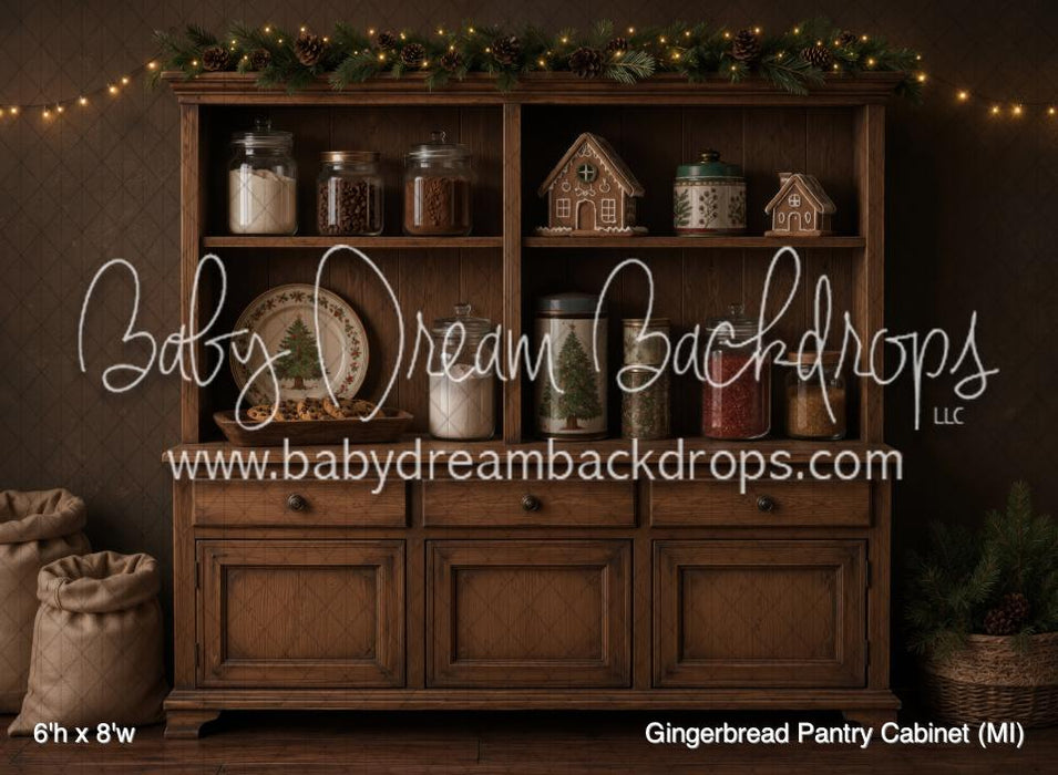 Gingerbread Pantry Cabinet (MI)