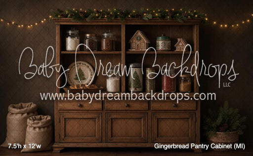 Gingerbread Pantry Cabinet (MI)