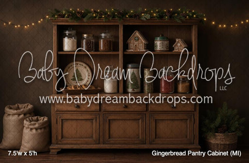 Gingerbread Pantry Cabinet (MI)