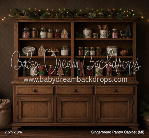 Gingerbread Pantry Cabinet (MI)