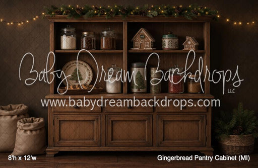 Gingerbread Pantry Cabinet (MI)
