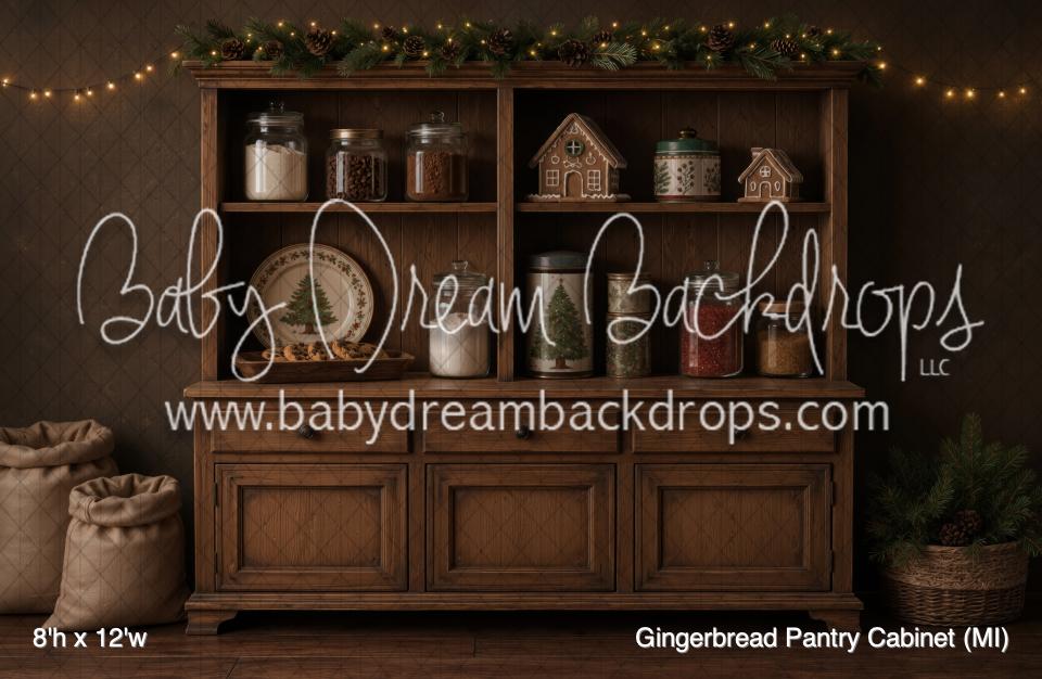 Gingerbread Pantry Cabinet (MI)