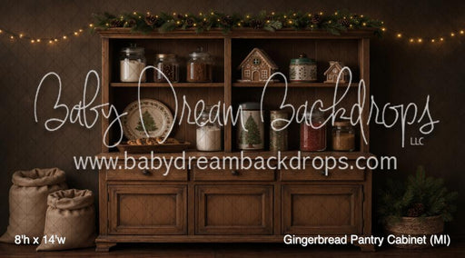 Gingerbread Pantry Cabinet (MI)