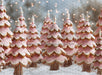 Gingerbread Tree Farm Pink (JA)