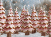 Gingerbread Tree Farm Pink (JA)
