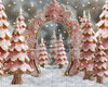 Gingerbread Tree Farm Pink Arch (JA)