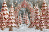 Gingerbread Tree Farm Pink Arch (JA)