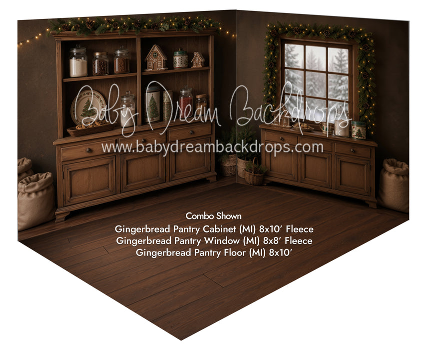 Gingerbread Pantry Cabinet + Gingerbread Pantry Window + Gingerbread Pantry Floor (MI)