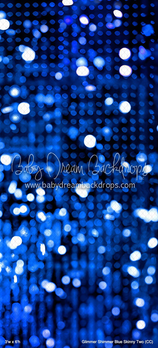 Glimmer Shimmer Blue Skinny Two (CC)
