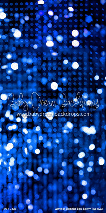 Glimmer Shimmer Blue Skinny Two (CC)