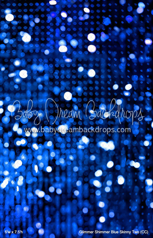 Glimmer Shimmer Blue Skinny Two (CC)