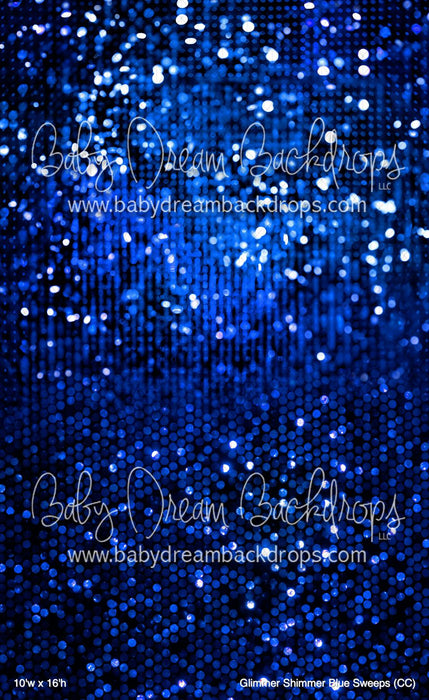 Glimmer Shimmer Blue Sweeps (CC)