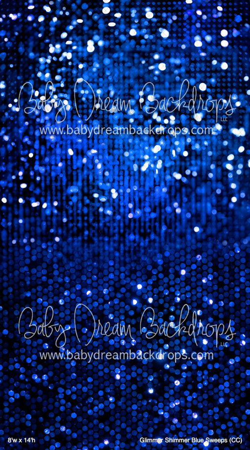 Glimmer Shimmer Blue Sweeps (CC)