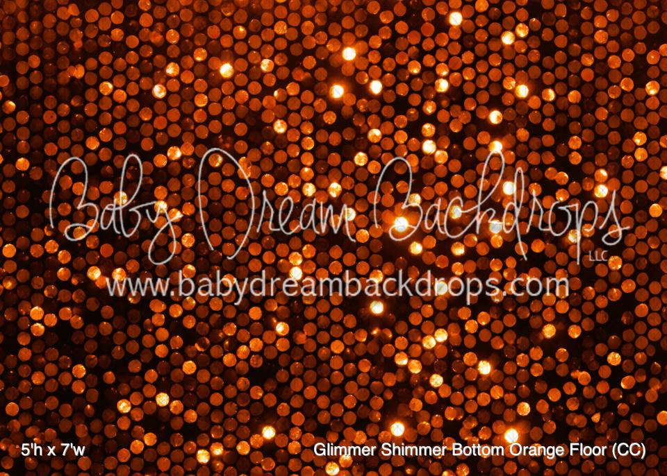 Glimmer Shimmer Bottom Orange Fabric Floor (CC)