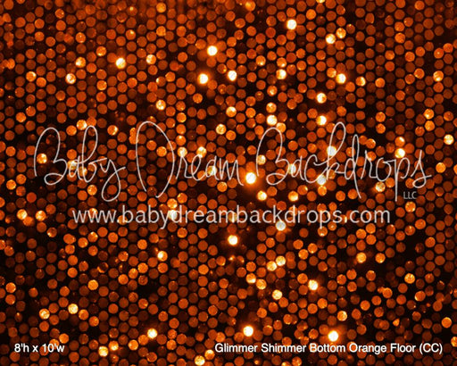 Glimmer Shimmer Bottom Orange Fabric Floor (CC)