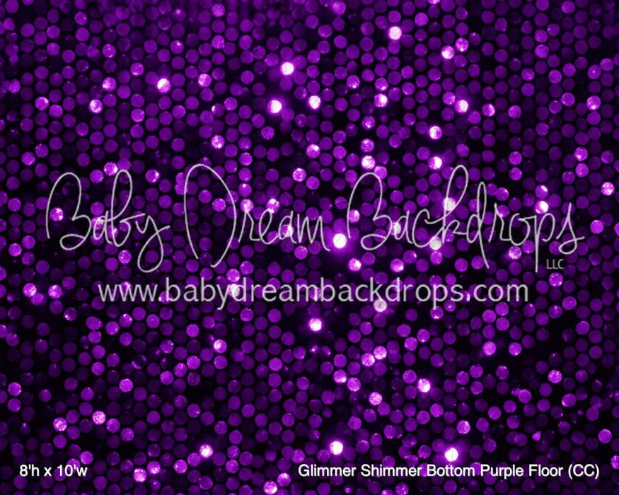 Glimmer Shimmer Bottom Purple Fabric Floor (CC)