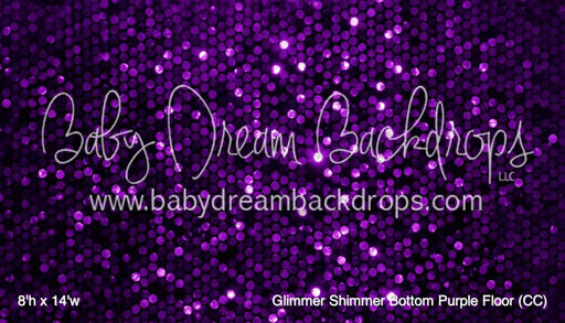 Glimmer Shimmer Bottom Purple Fabric Floor (CC)