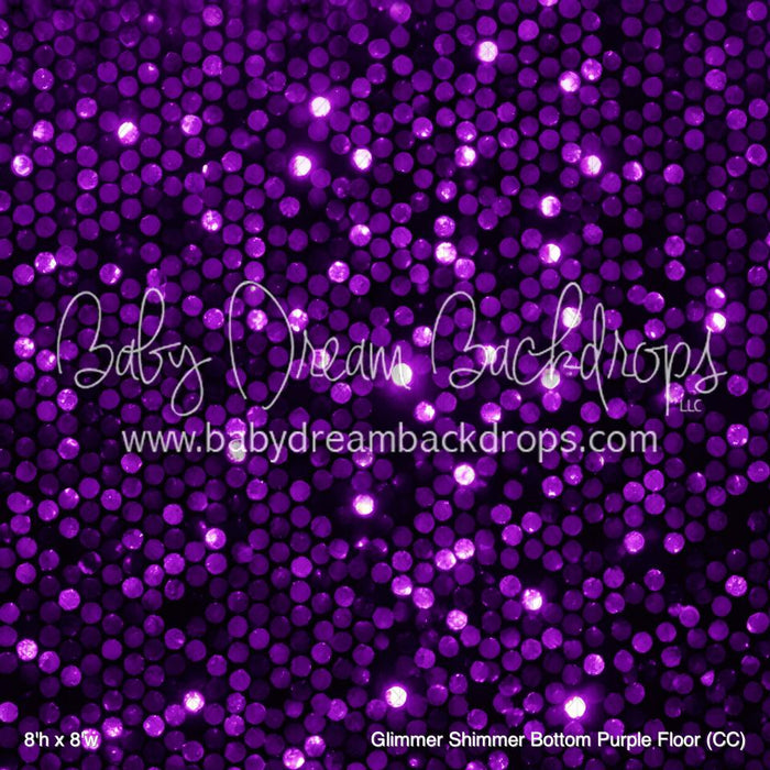 Glimmer Shimmer Bottom Purple Fabric Floor (CC)