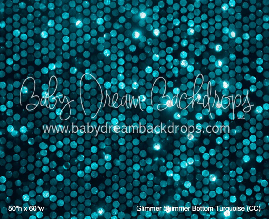 Glimmer Shimmer Bottom Turquoise (CC)