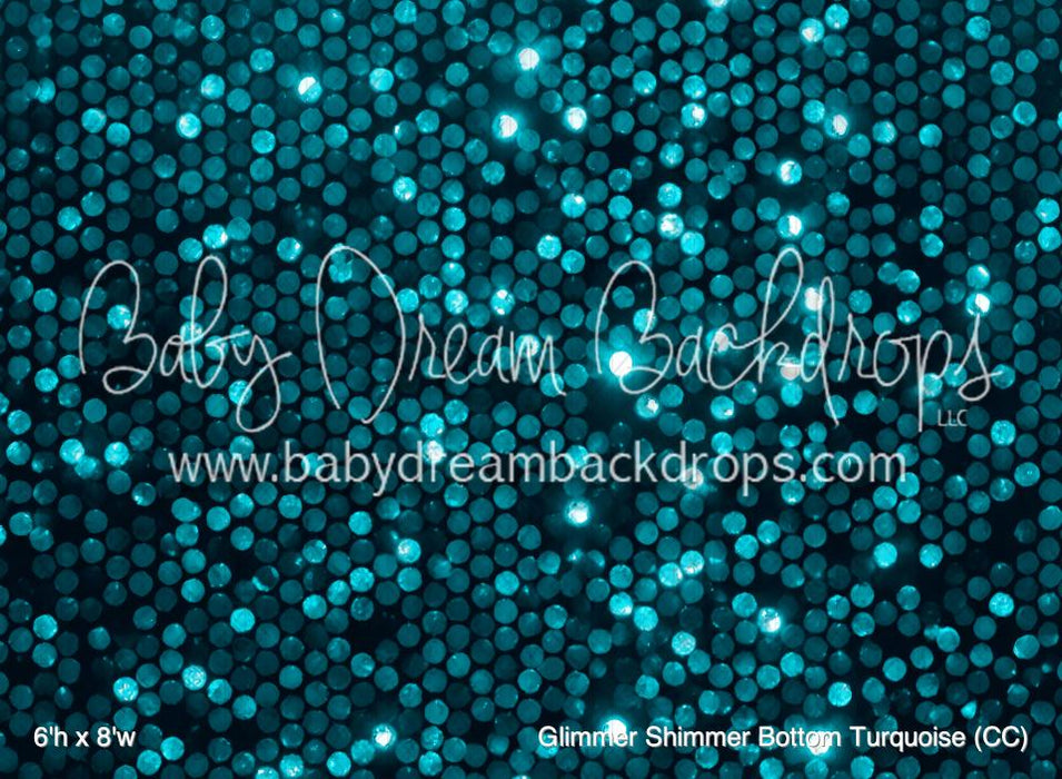 Glimmer Shimmer Bottom Turquoise (CC)