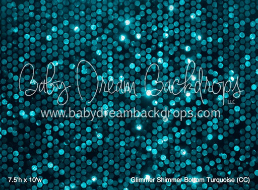 Glimmer Shimmer Bottom Turquoise (CC)