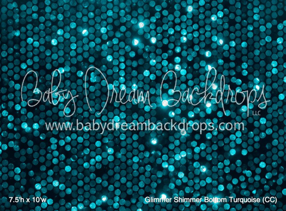 Glimmer Shimmer Bottom Turquoise (CC)