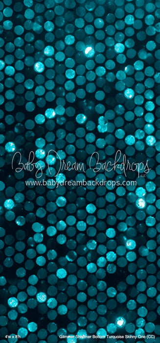 Glimmer Shimmer Bottom Turquoise Skinny One (CC)