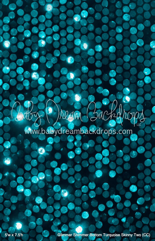 Glimmer Shimmer Bottom Turquoise Skinny Two (CC)