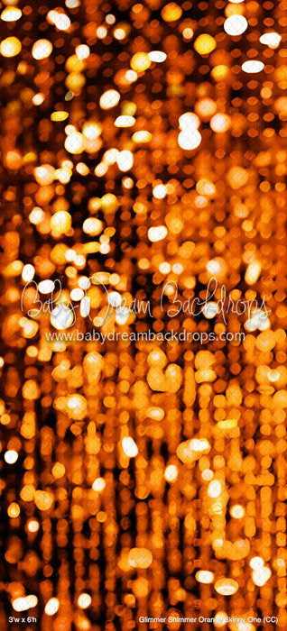 Glimmer Shimmer Orange Skinny One (CC)