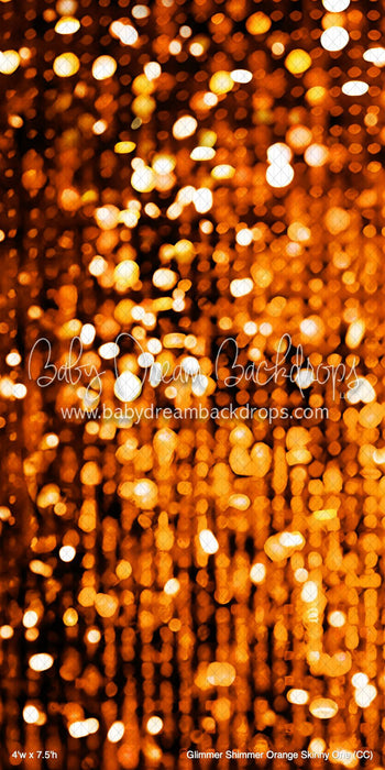 Glimmer Shimmer Orange Skinny One (CC)