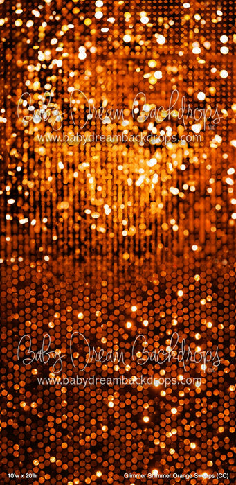 Glimmer Shimmer Orange Sweeps (CC)