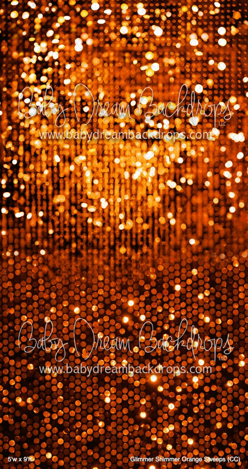 Glimmer Shimmer Orange Sweeps (CC)