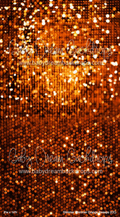 Glimmer Shimmer Orange Sweeps (CC)