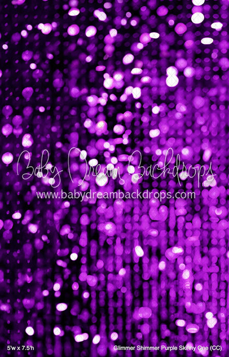 Glimmer Shimmer Purple Skinny One (CC)