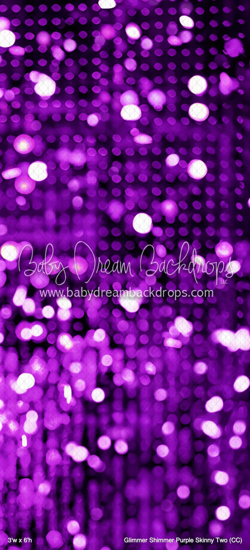 Glimmer Shimmer Purple Skinny Two (CC)