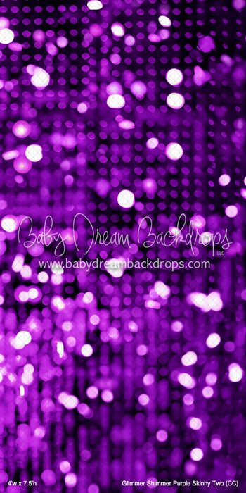 Glimmer Shimmer Purple Skinny Two (CC)